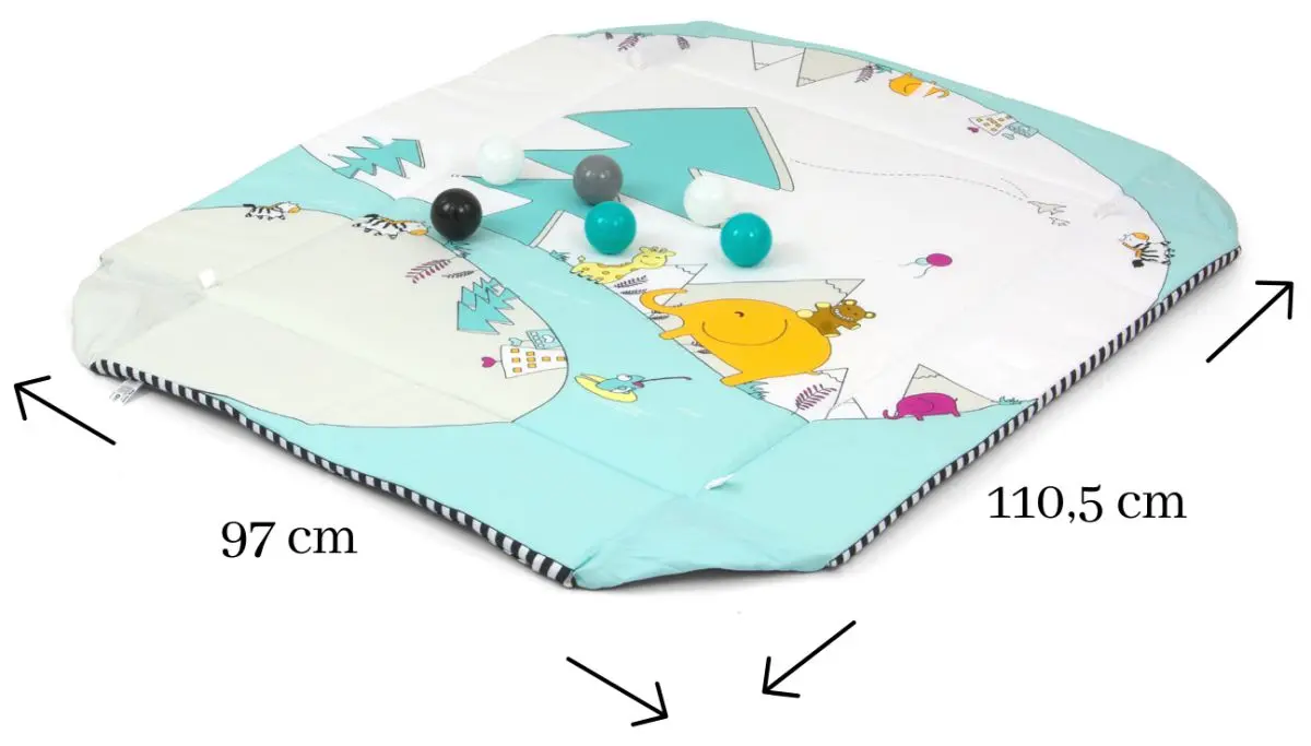 Игровой коврик 5в1 Milly Mally Lolly Elephant (White/Turquoise)