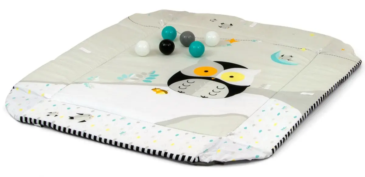 Covoras de joaca 5in1 Milly Mally Lolly Owl (White/Beige) - 3