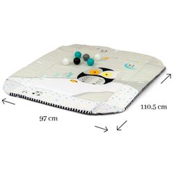Covoras de joaca 5in1 Milly Mally Lolly Owl (White/Beige) Thumb