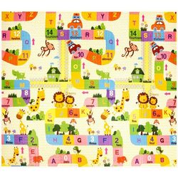 Covoras de joaca Milly Mally Happy Zoo T1 (Multicolor) Thumb