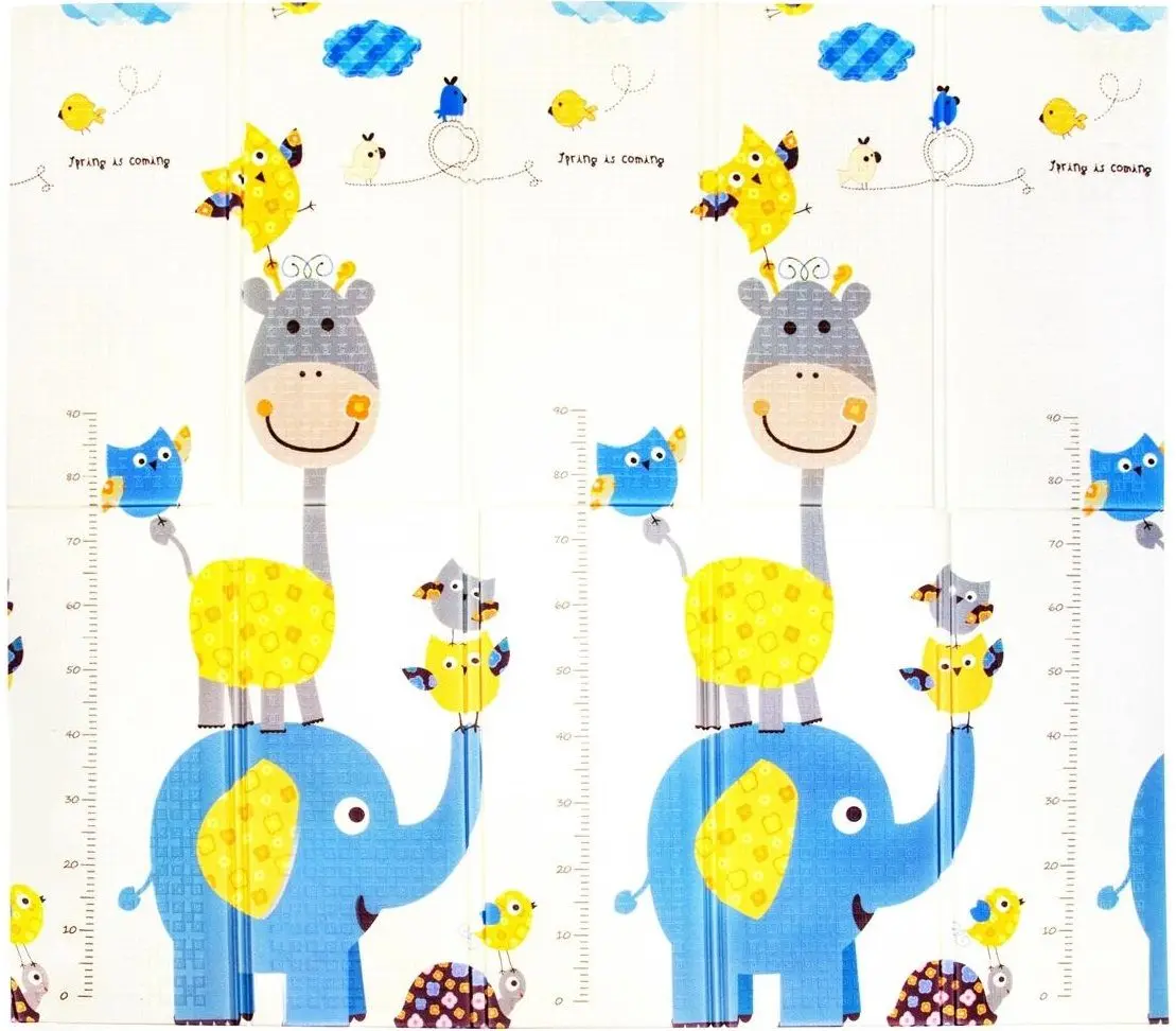 Covoras de joaca Milly Mally Happy Zoo T1 (Multicolor)