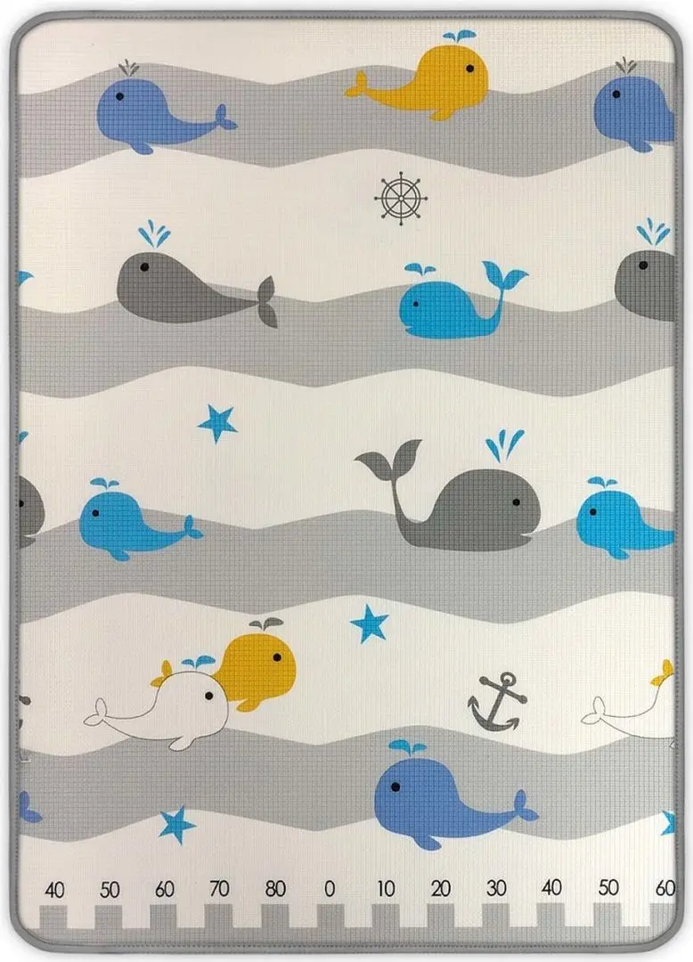 Covoras de joaca Milly Mally Kinder Bear and Whales (Multicolor)