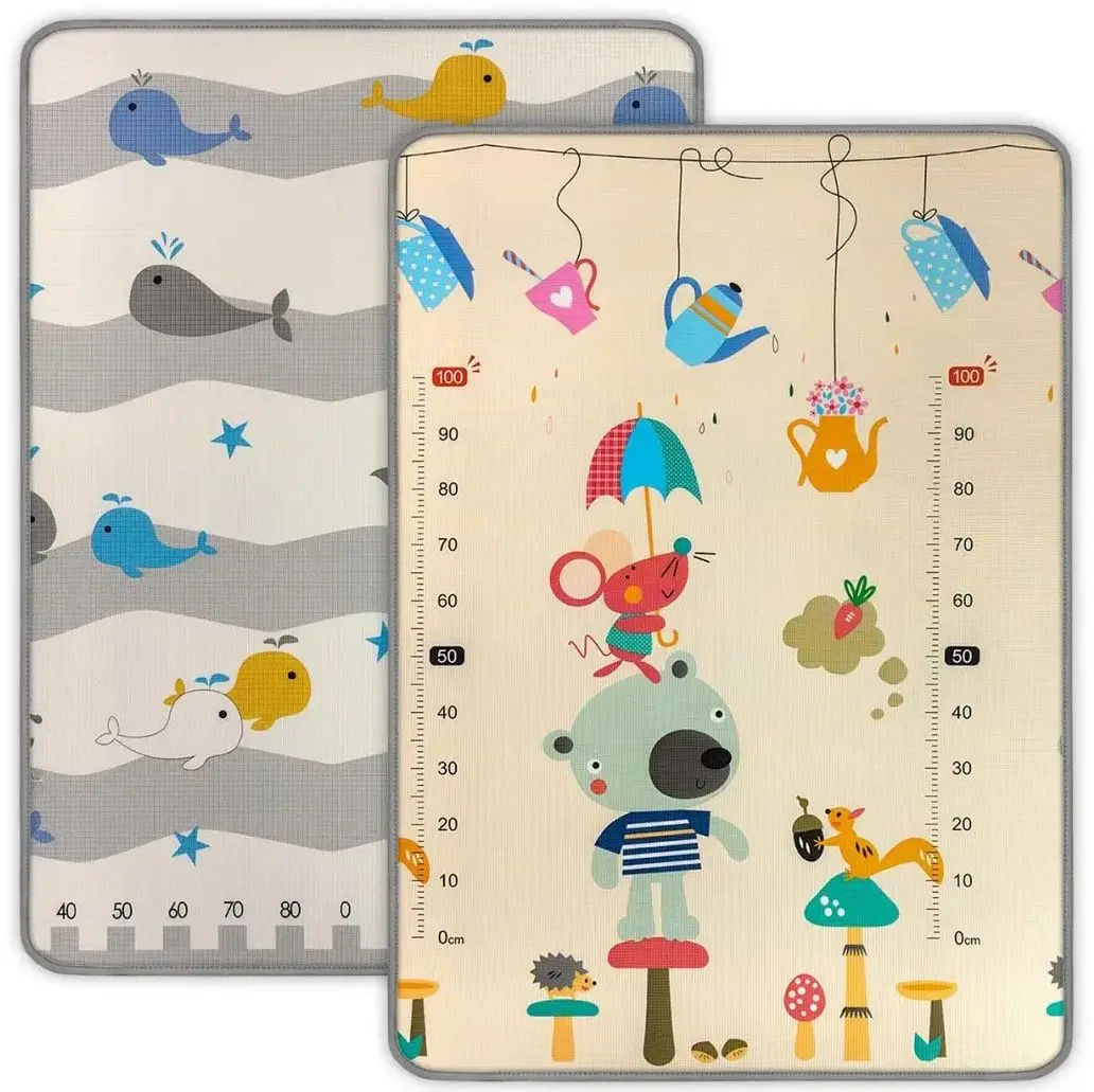 Covoras de joaca Milly Mally Kinder Bear and Whales (Multicolor)