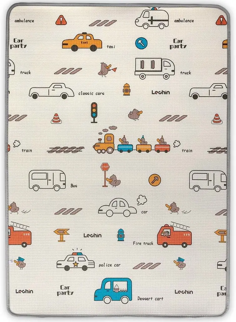 Covoras de joaca Milly Mally Kinder City (Multicolor) - 3