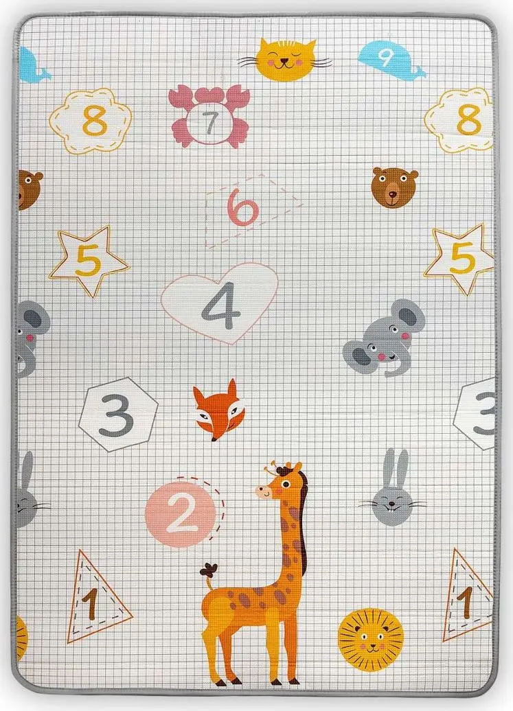 Covoras de joaca Milly Mally Kinder Digits and Elephant (Multicolor) - 2