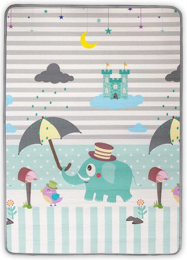 Covoras de joaca Milly Mally Kinder Digits and Elephant (Multicolor) - 3