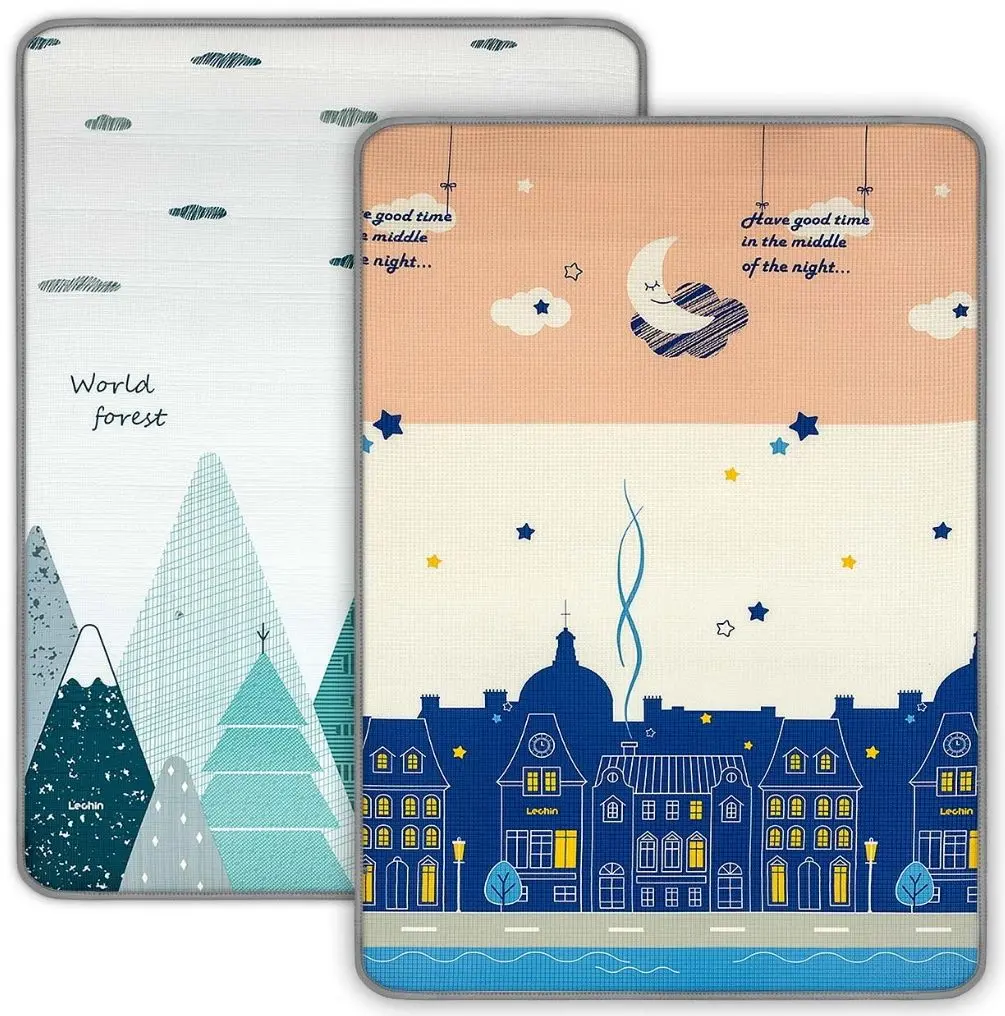 Covoras de joaca Milly Mally Kinder Forest and City (Multicolor)