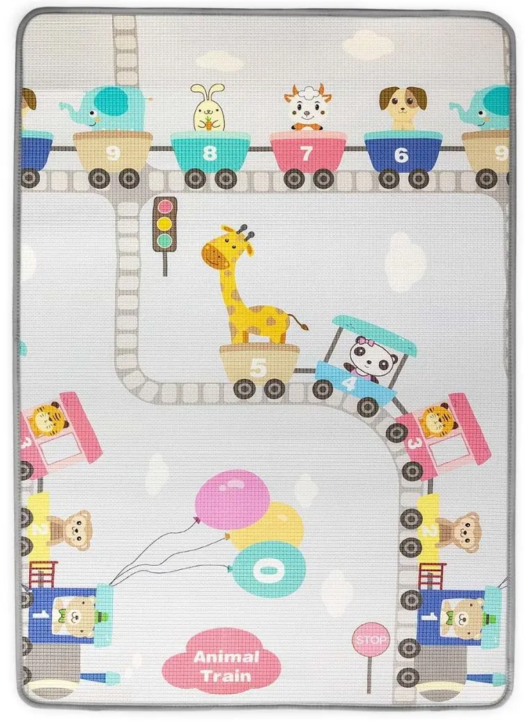 Covoras de joaca Milly Mally Kinder Trains (Multicolor) - 7
