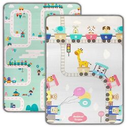 Covoras de joaca Milly Mally Kinder Trains (Multicolor)