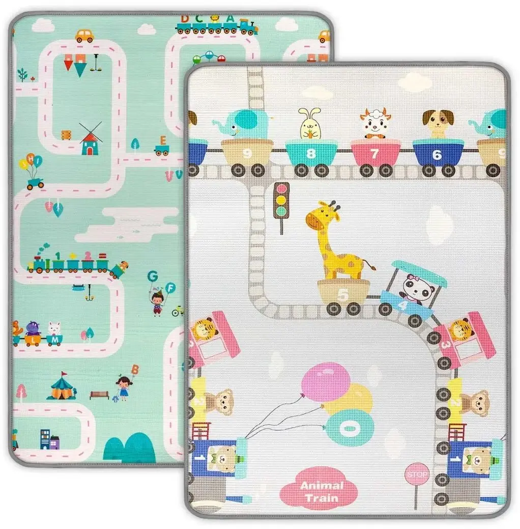 Covoras de joaca Milly Mally Kinder Trains (Multicolor)