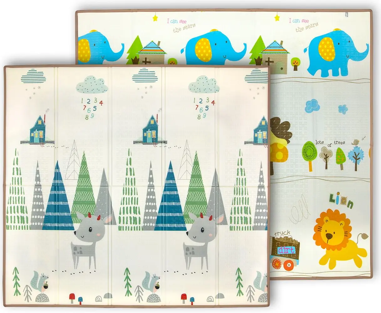 Covoras de joaca Milly Mally Play Deer T1 (Multicolor) - 4