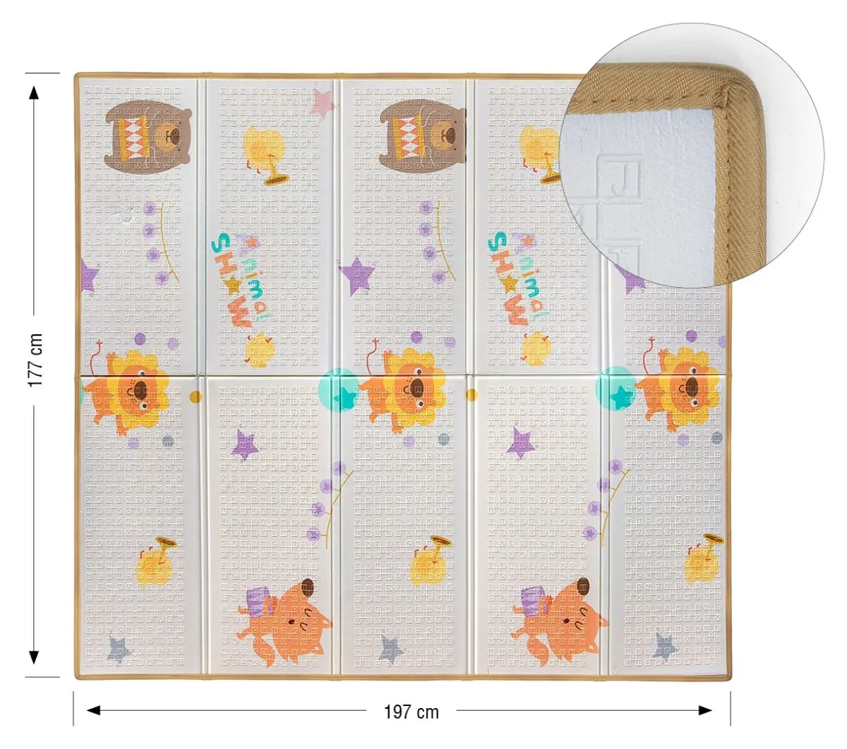 Covoras de joaca Milly Mally Play Fox T1 (Multicolor) - 2
