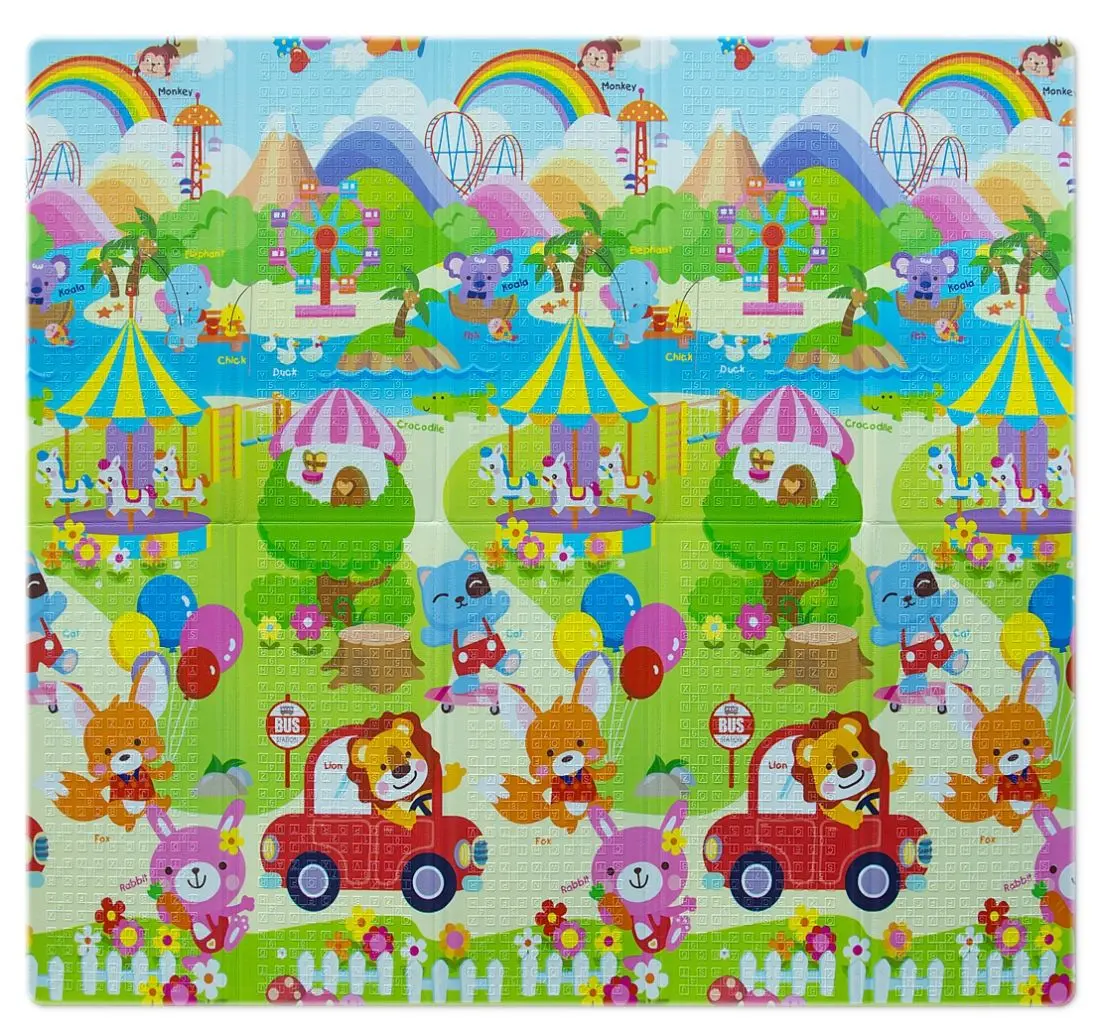 Covoras de joaca Milly Mally Play Giraffe T1 (Multicolor) - 3