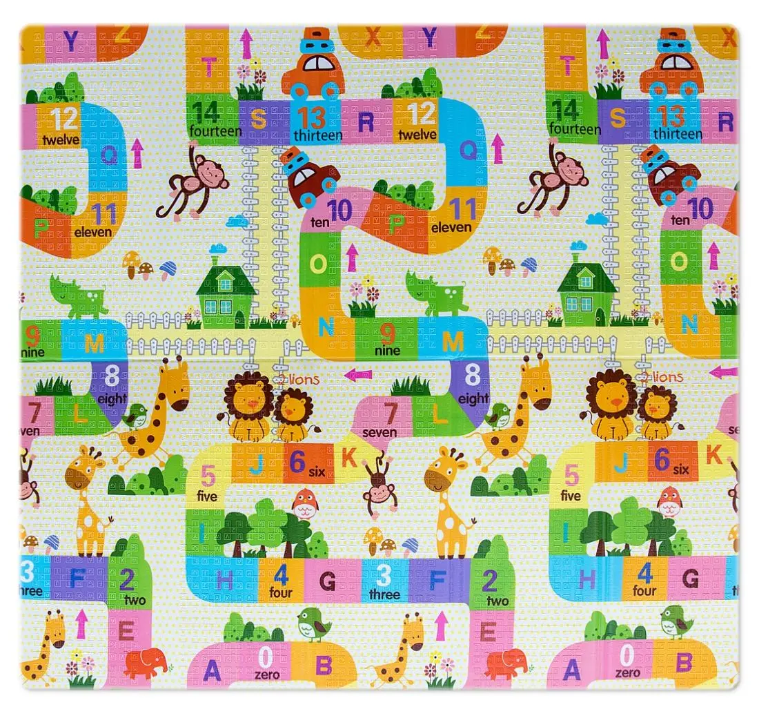 Covoras de joaca Milly Mally Play Safari T1 (Multicolor) - 9