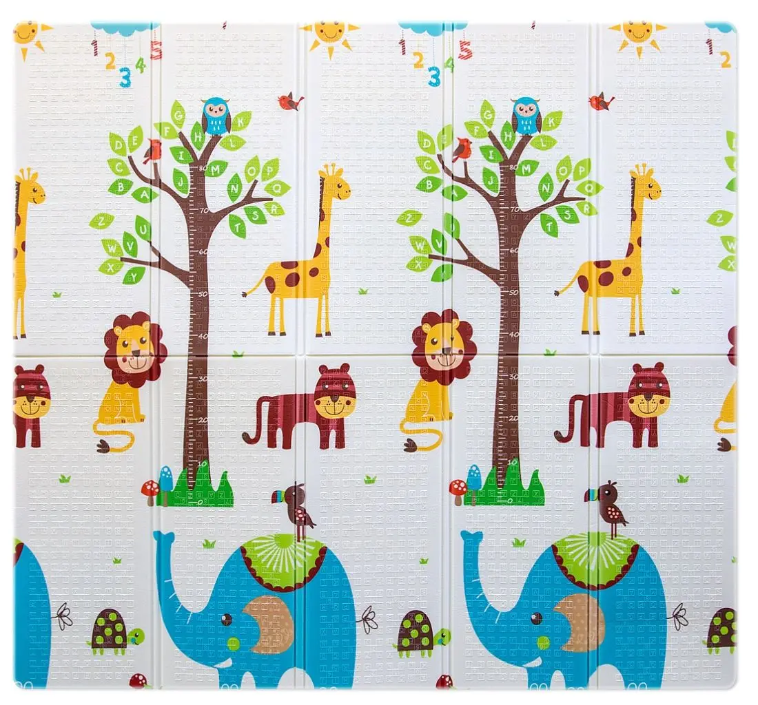 Covoras de joaca Milly Mally Play Safari T1 (Multicolor)