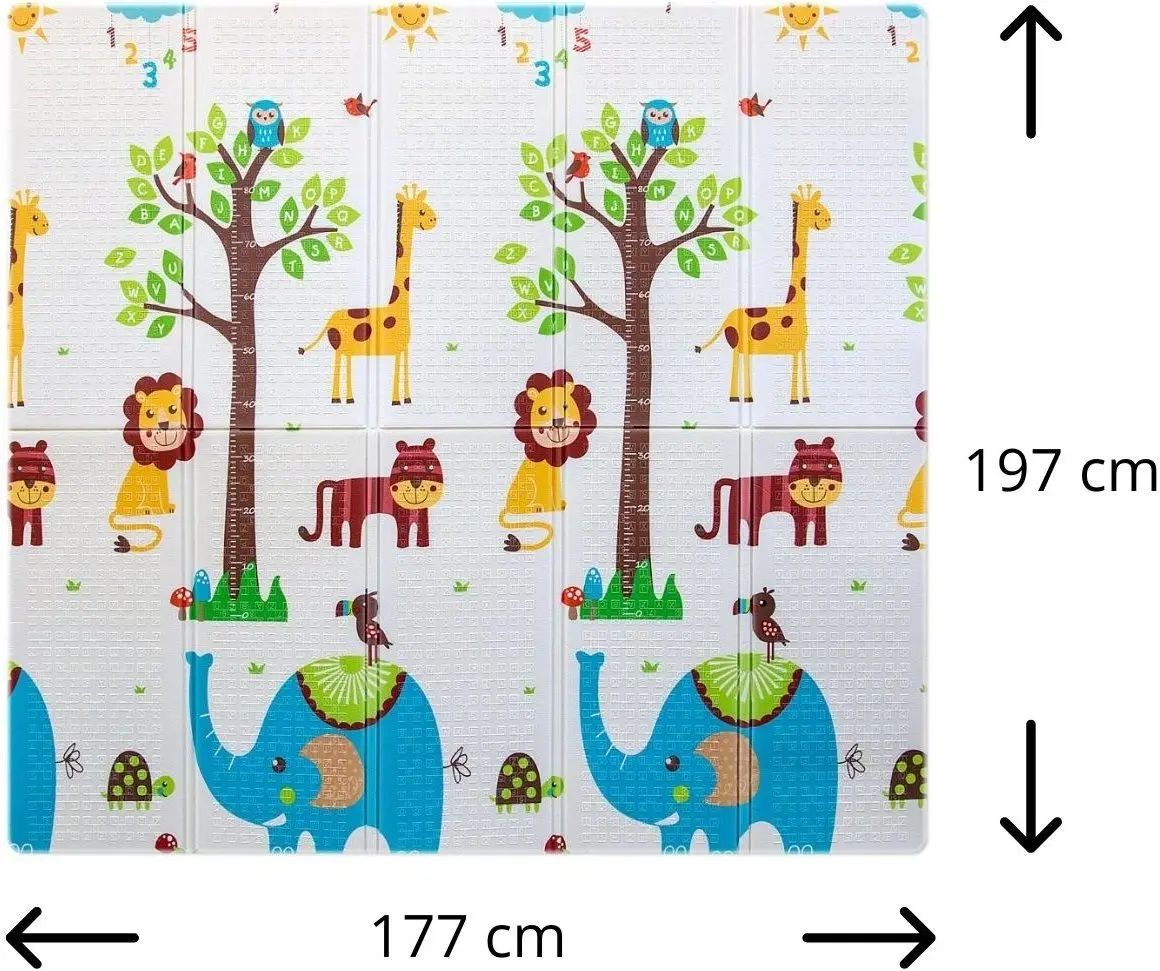 Covoras de joaca Milly Mally Safari T1 (Multicolor) - 9