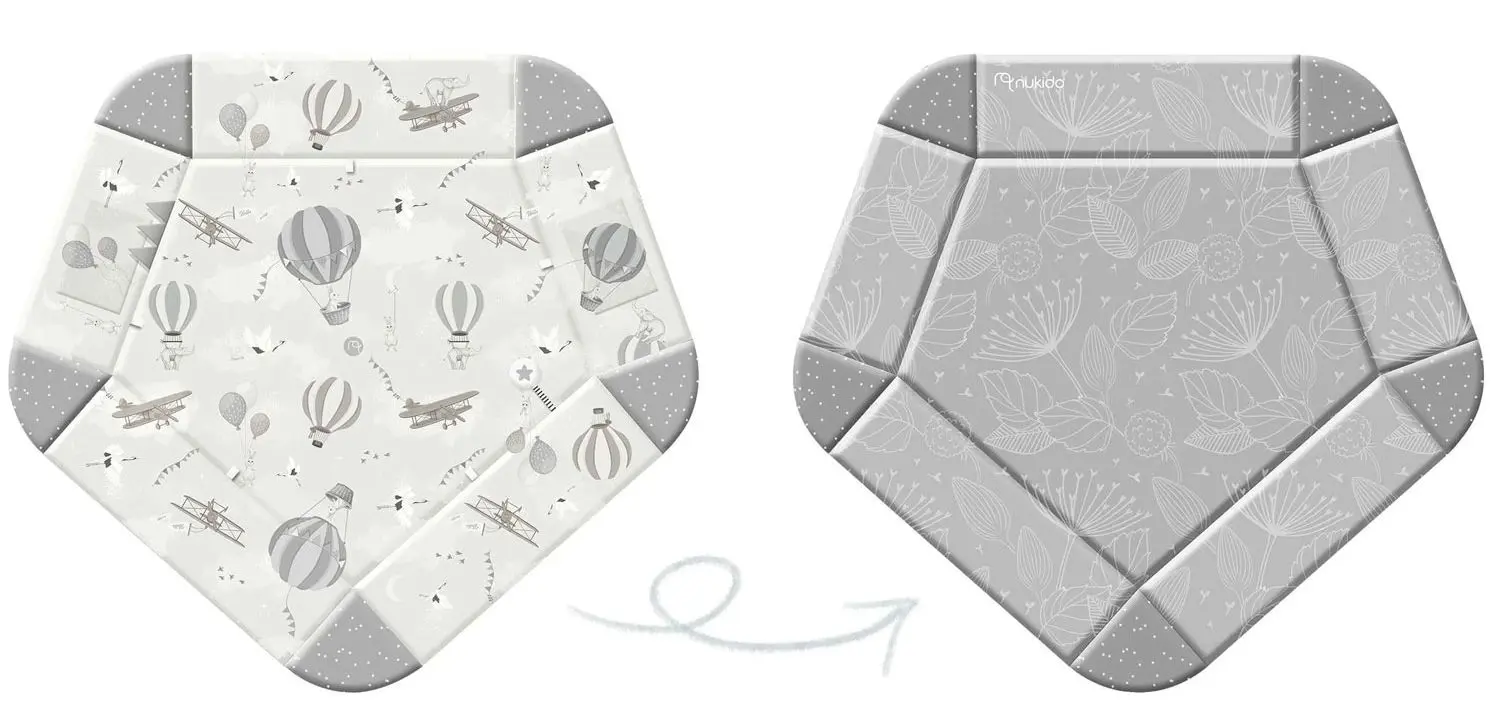 Игровой коврик Nukido Balloons 730102 (Gray) - 3