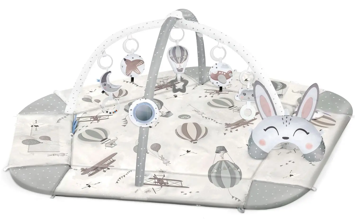 Игровой коврик Nukido Balloons 730102 (Gray)