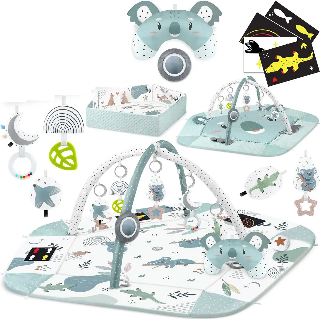 Covoras de joaca Nukido Koala (Mint-Gray)