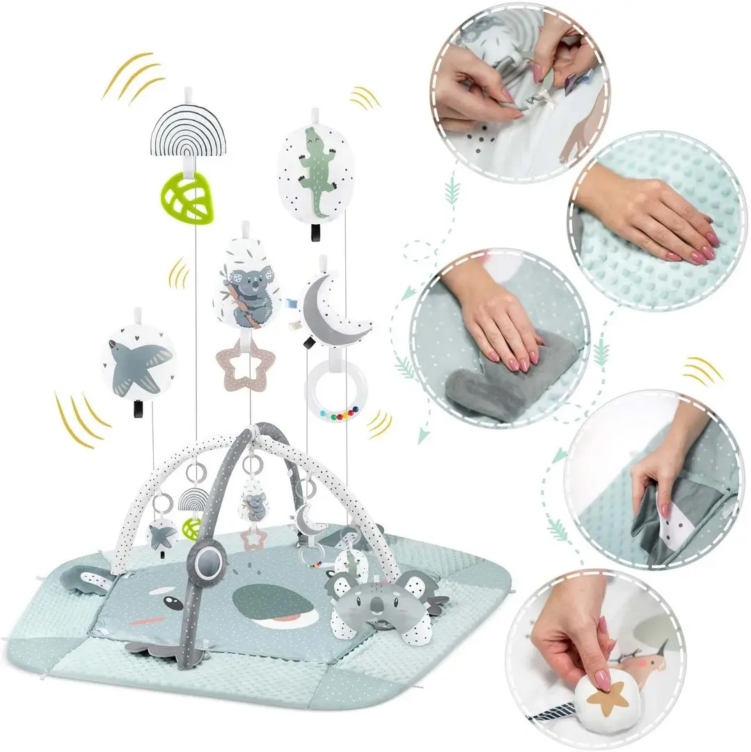 Covoras de joaca Nukido Koala (Mint-Gray)