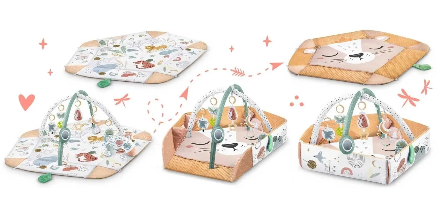 Игровой коврик Nukido Lion 730101 (White/Brown) - 4