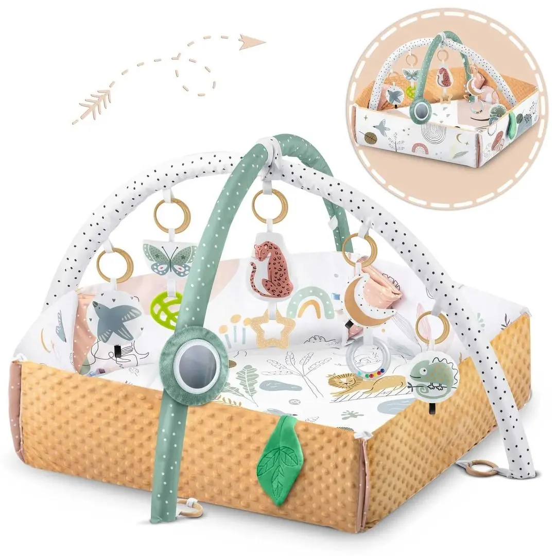 Игровой коврик Nukido Lion 730101 (White/Brown) - 5