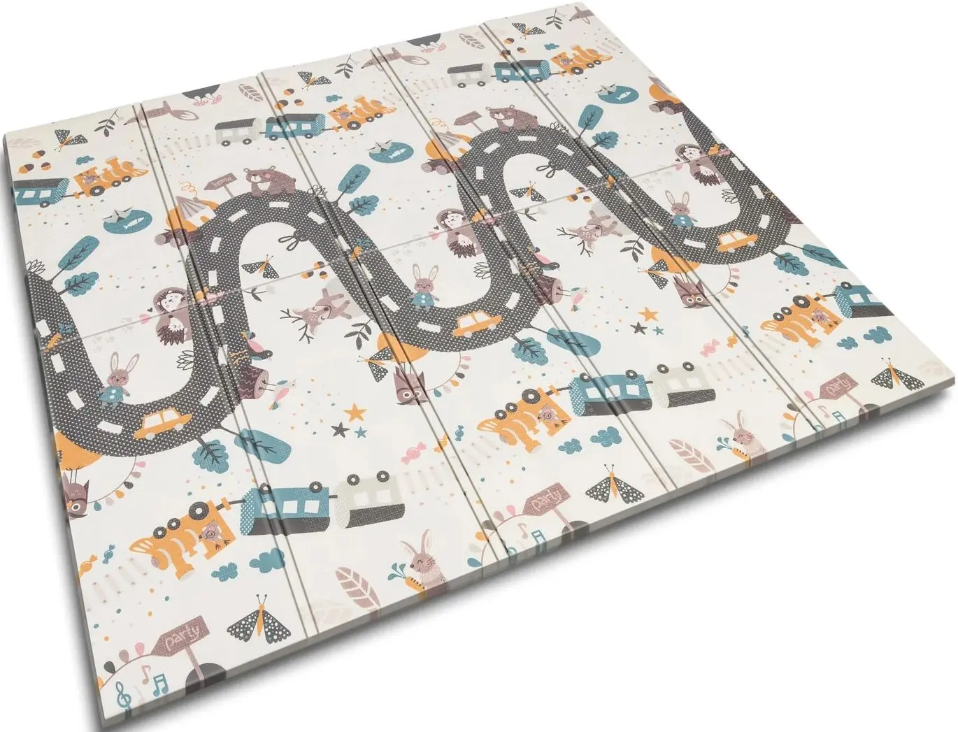 Covoras de joaca Nukido NK-340 (Cream/Black)