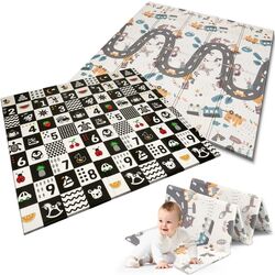 Covoras de joaca Nukido NK-340 (Cream/Black) Thumb