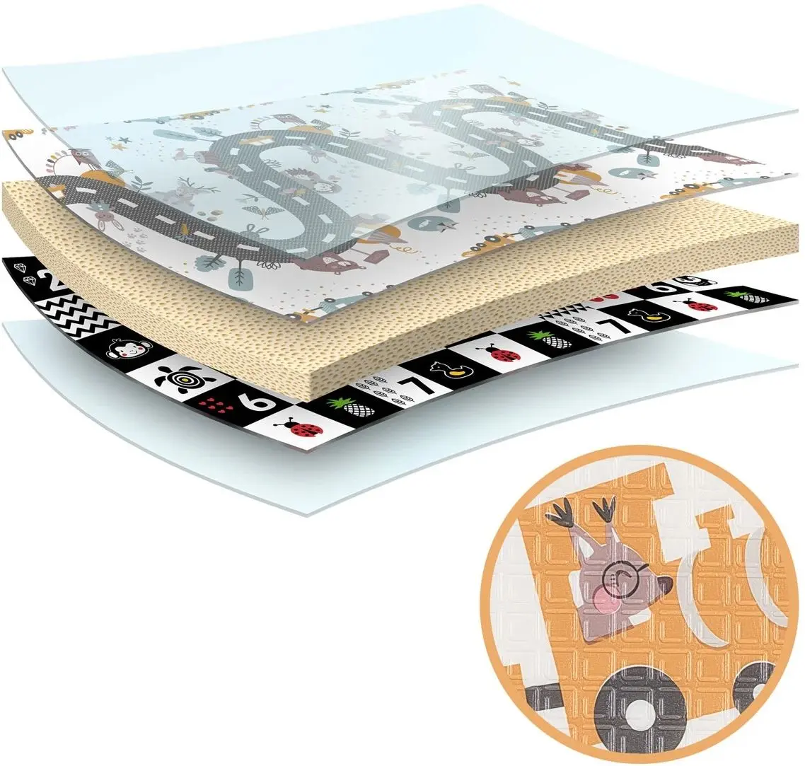 Covoras de joaca Nukido NK-340 (Cream/Black)