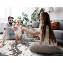 Covoras de joaca Nukido NK-340 (Cream/Black) Thumb