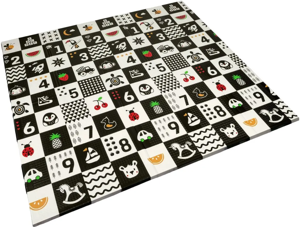 Covoras de joaca Nukido NK-340 (Cream/Black)