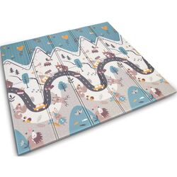 Игровой коврик Nukido NK-340 (Cream/Gray-Blue) Thumb