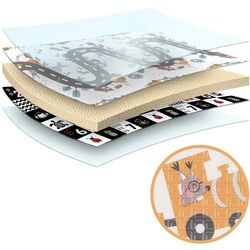 Covoras de joaca Nukido NK-341 (Cream/Black) Thumb