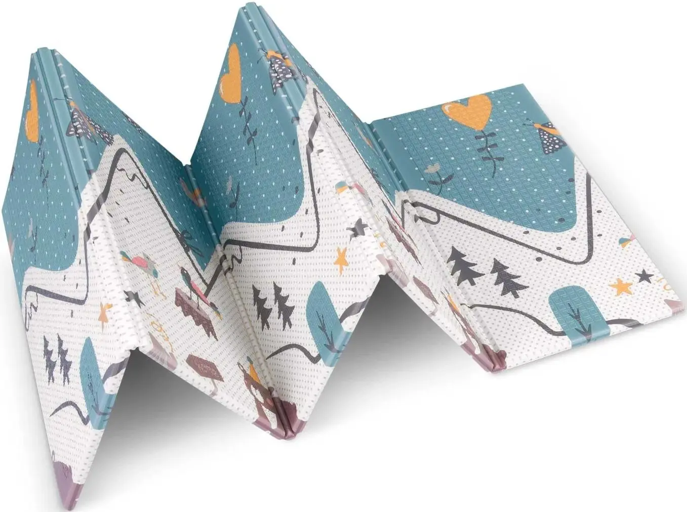 Игровой коврик Nukido NK-341 (Cream/Gray-Blue)