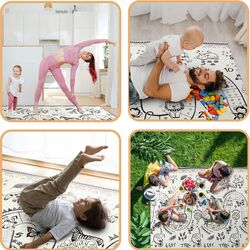 Игровой коврик Nukido NK-341 (Cream/Gray-Blue) Thumb