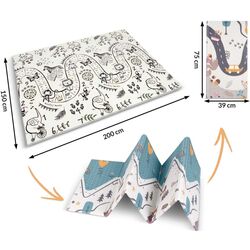 Игровой коврик Nukido NK-341 (Cream/Gray-Blue) Thumb