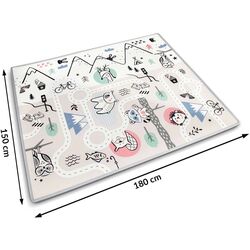 Игровой коврик Nukido NK-342 (Beige/Gray) Thumb