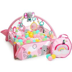 Covoras de joaca 5in1 Bright Starts Rainbow Tropics (Pink)