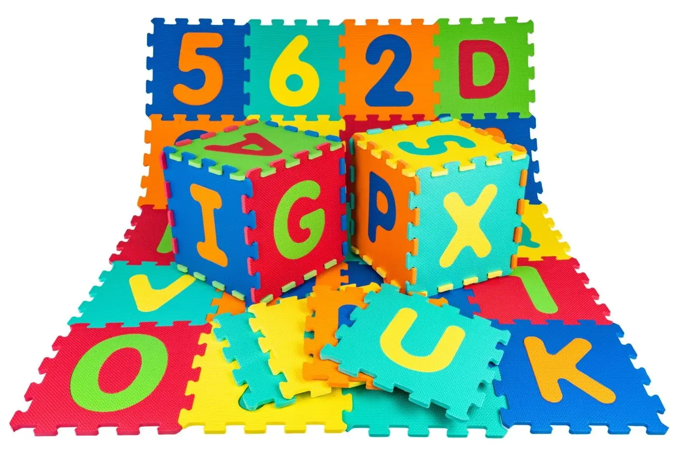 Коврик-пазл Ramiz Numbers and Letters (Multicolor)