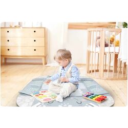 Covoras de joaca 3in1 Ricokids Nessi (White/Grey) Thumb