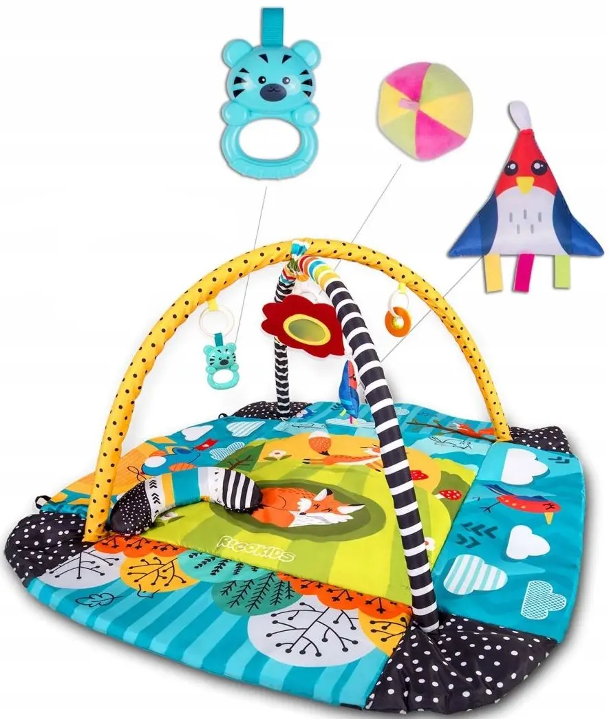 Covoras de joaca Ricokids 7317 (Yellow/Blue) - 5