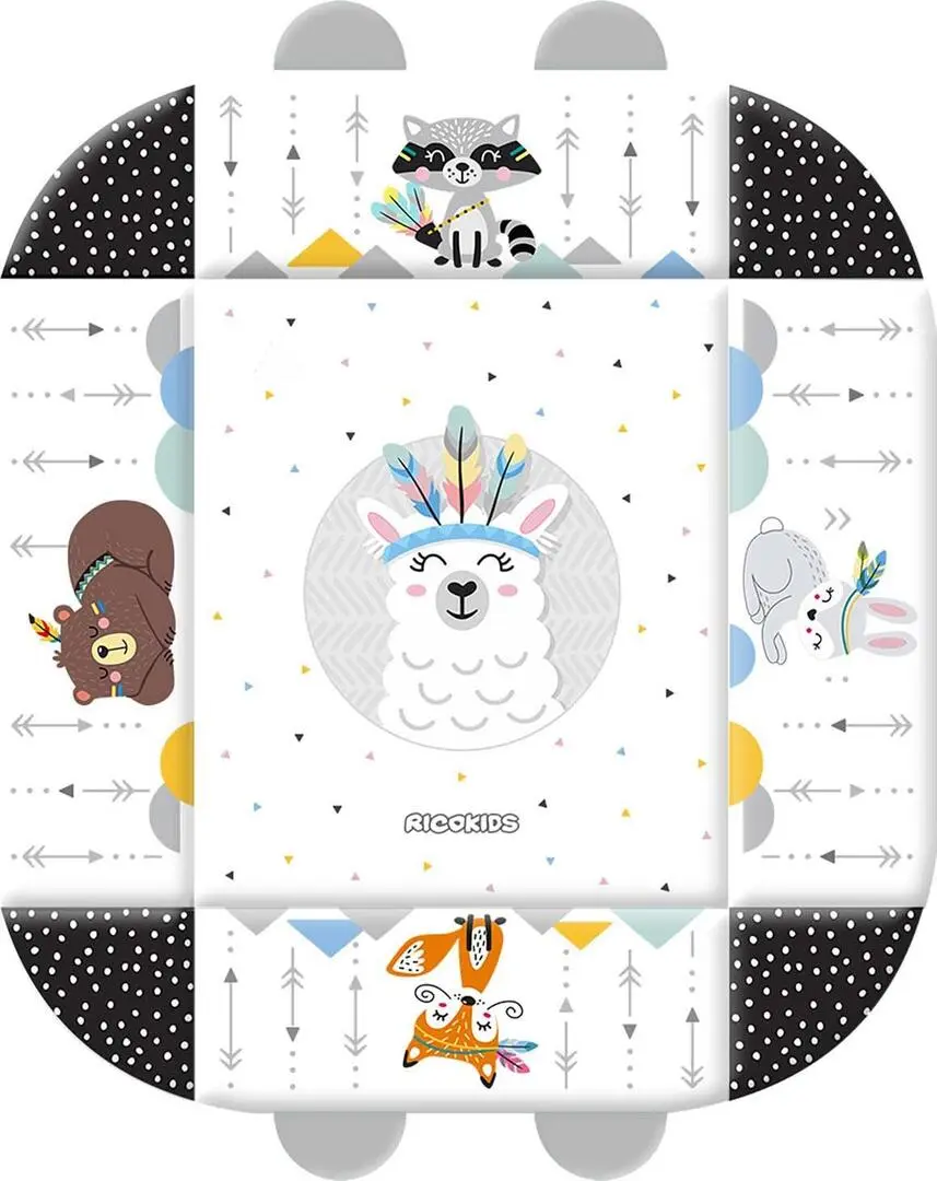 Covoras de joaca Ricokids 7318 (White/Black)