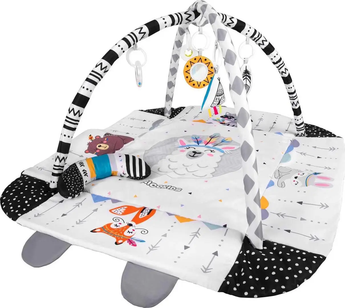 Covoras de joaca Ricokids 7318 (White/Black)