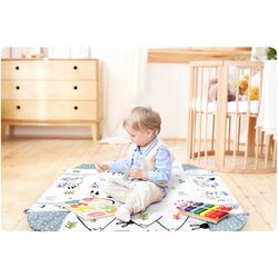 Covoras de joaca Ricokids 7350 (White/Grey) Thumb