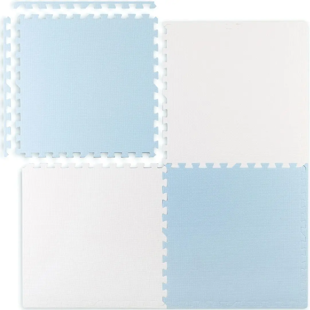 Covoras-puzzle Ricokids 7482 (Light Blue/White) - 2