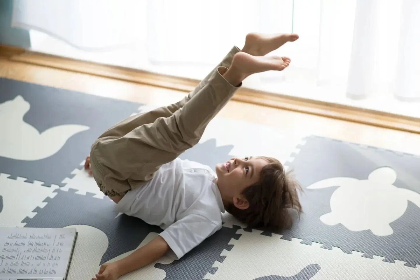 Covoras-puzzle Ricokids 7491 (White/Gray) - 6