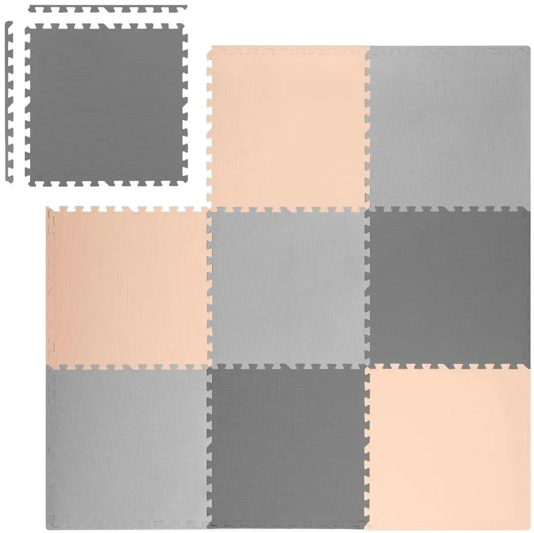 Коврик-пазл Ricokids 7500 (Grey/Peach)