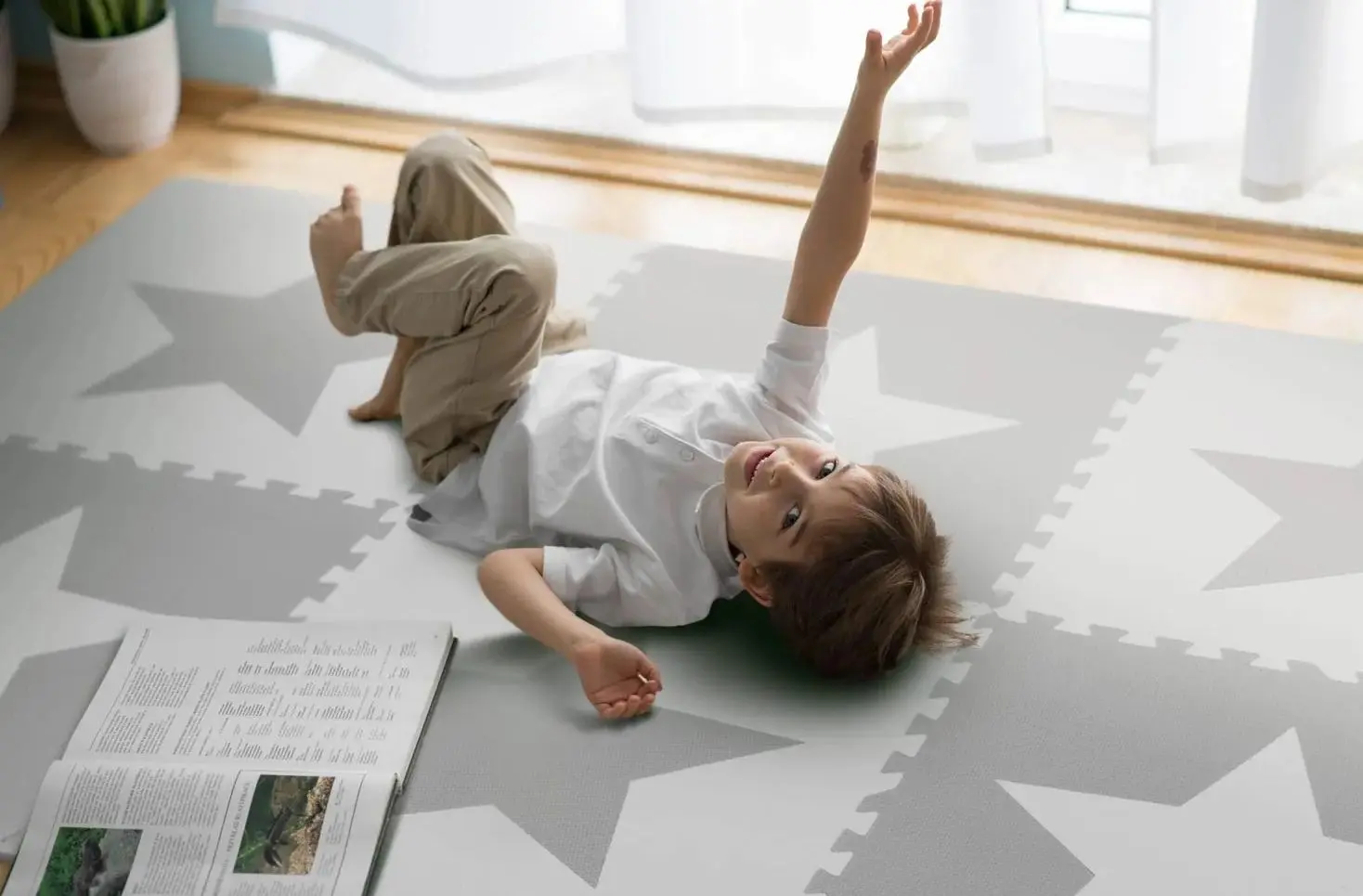 Covoras-puzzle Ricokids 7502 (Gray) - 6