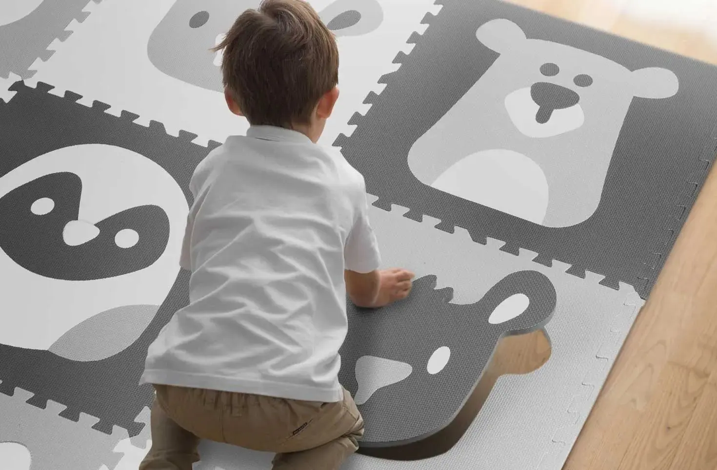Covoras-puzzle Ricokids 7503 (White/Grey) - 9
