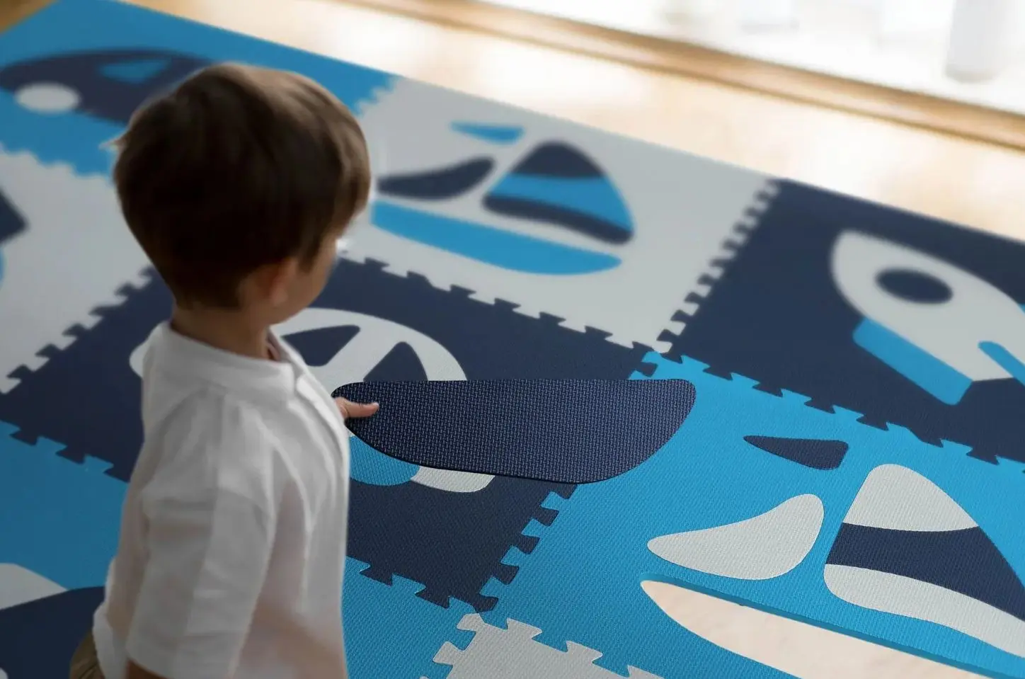 Covoras-puzzle Ricokids 7504 (Blue) - 5